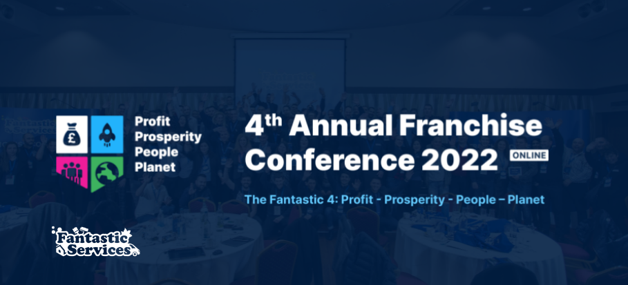 Fantastic Services banner for the 4th Annual Franchise Conference 2022